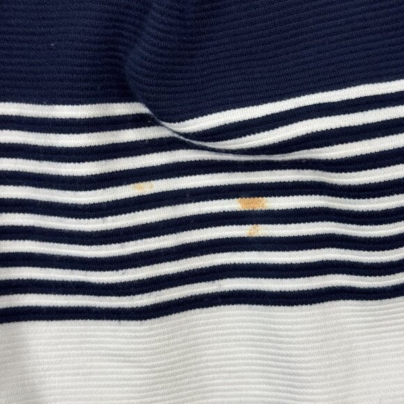 Altar’d State Nautical Fit & Flare Pleated Mini Dress Navy Striped Cocktail S - Picture 7 of 11